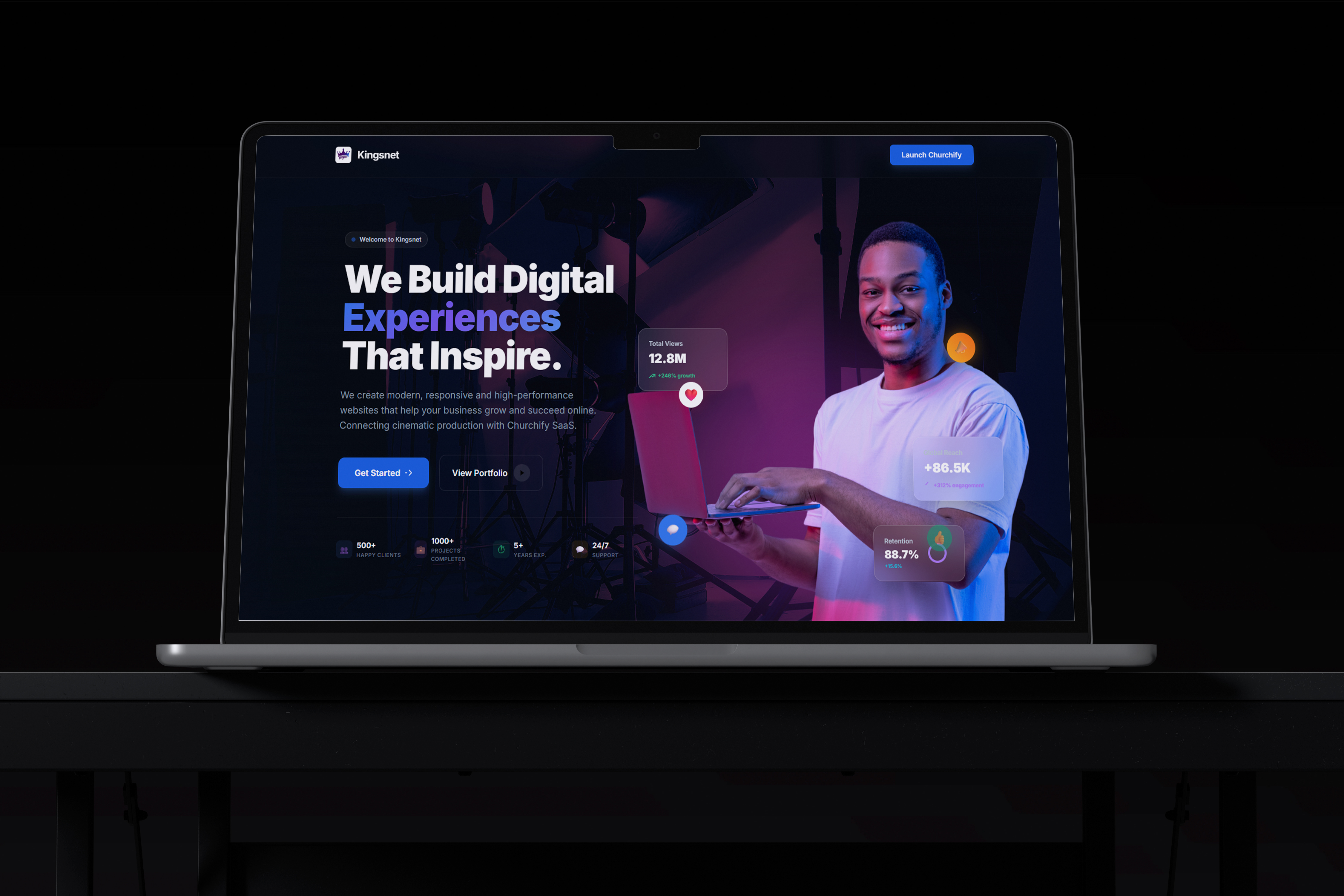 Creative Agency Corporate Page