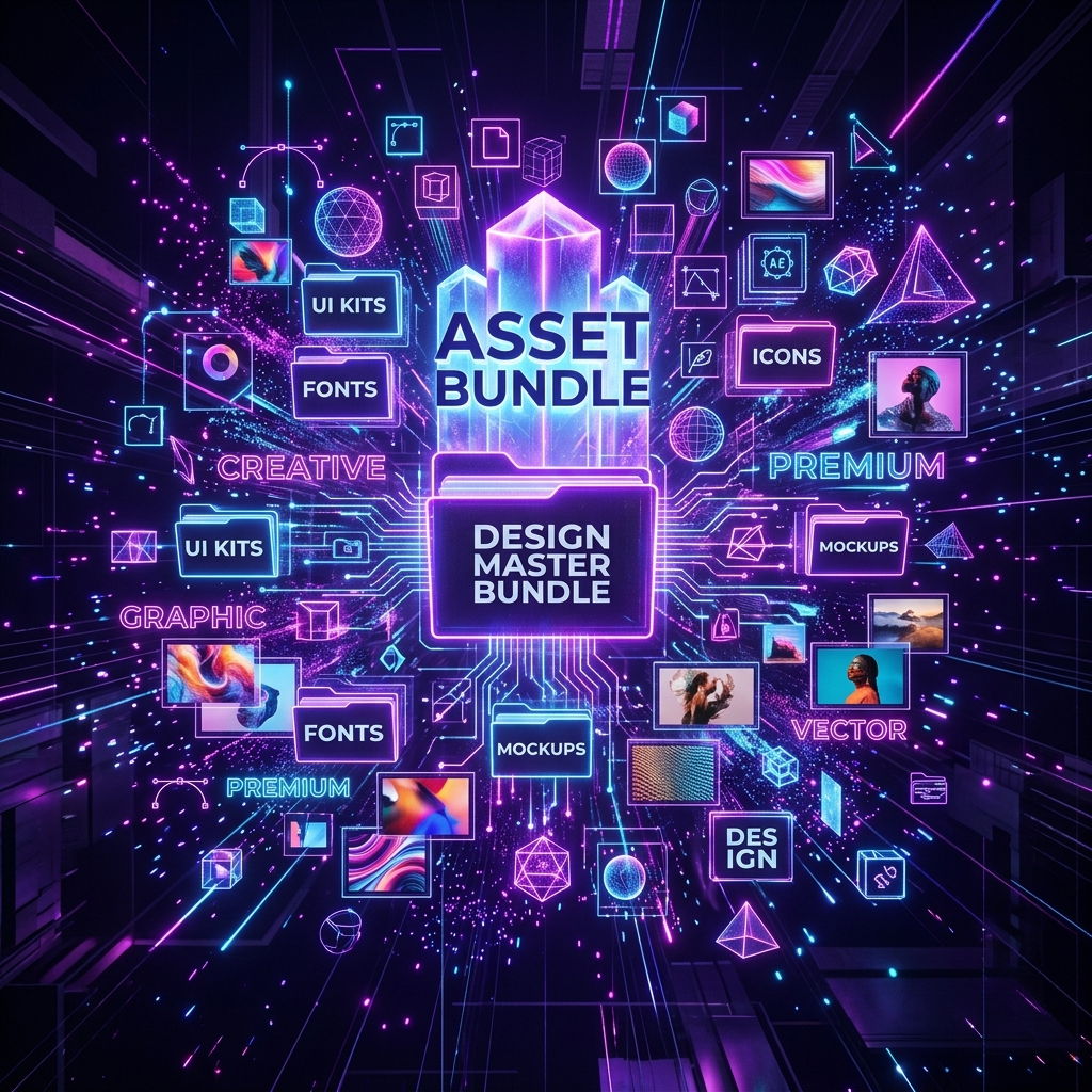 The Ultimate 1 Million+ Graphic Assets Mega Bundle